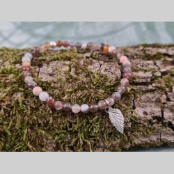 Bracelet en perles d'agate...