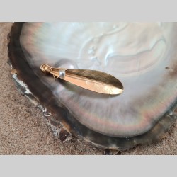 Pendentif feuille de...